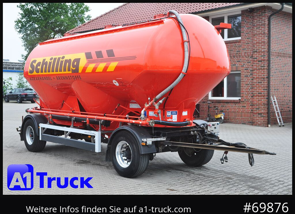 FELDBINDER HEUT 31.2 Silo, Futtermittel, 31m³, 3 Kammern, - مقطورة صهريج: صورة 1 FELDBINDER HEUT 31.2 Silo, Futtermittel, 31m³, 3 Kammern, - مقطورة صهريج: صورة 1