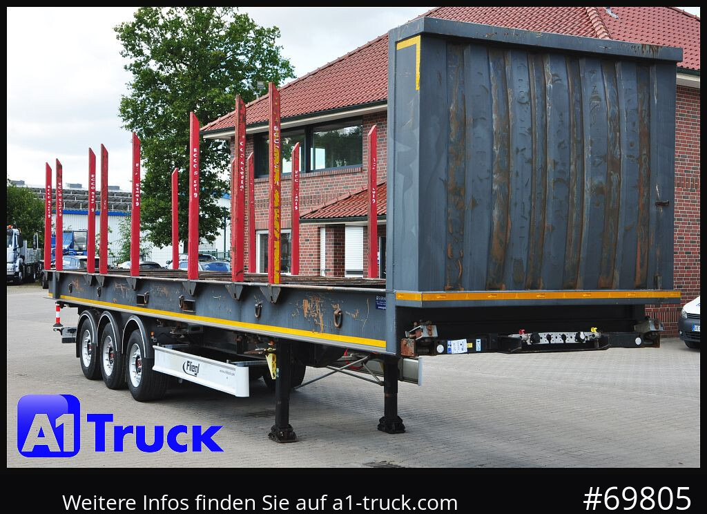 FLIEGL SDS01, Langholz, Containeraufbau, Liftachse, - نصف مقطورة اخشاب: صورة 1 FLIEGL SDS01, Langholz, Containeraufbau, Liftachse, - نصف مقطورة اخشاب: صورة 1