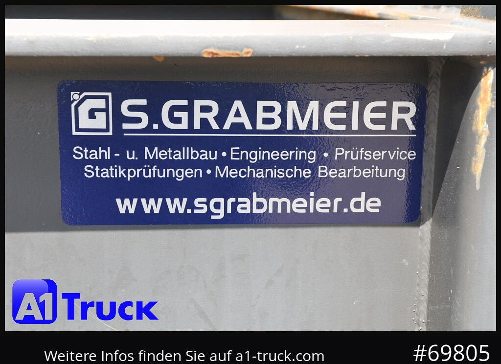 نصف مقطورة اخشاب FLIEGL SDS01, Langholz, Containeraufbau, Liftachse,: صورة 13