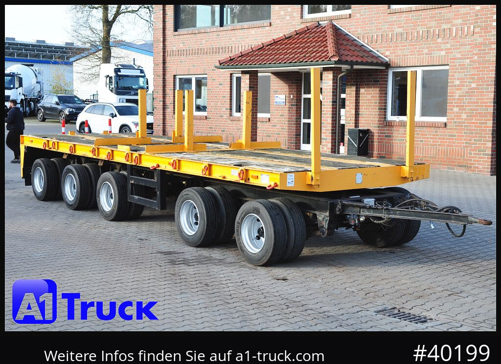 GOLDHOFER 5 achs Ballast, Lenkachse, 50to., Schwerlast, - مقطورة مسطحة منخفضة: صورة 1 GOLDHOFER 5 achs Ballast, Lenkachse, 50to., Schwerlast, - مقطورة مسطحة منخفضة: صورة 1