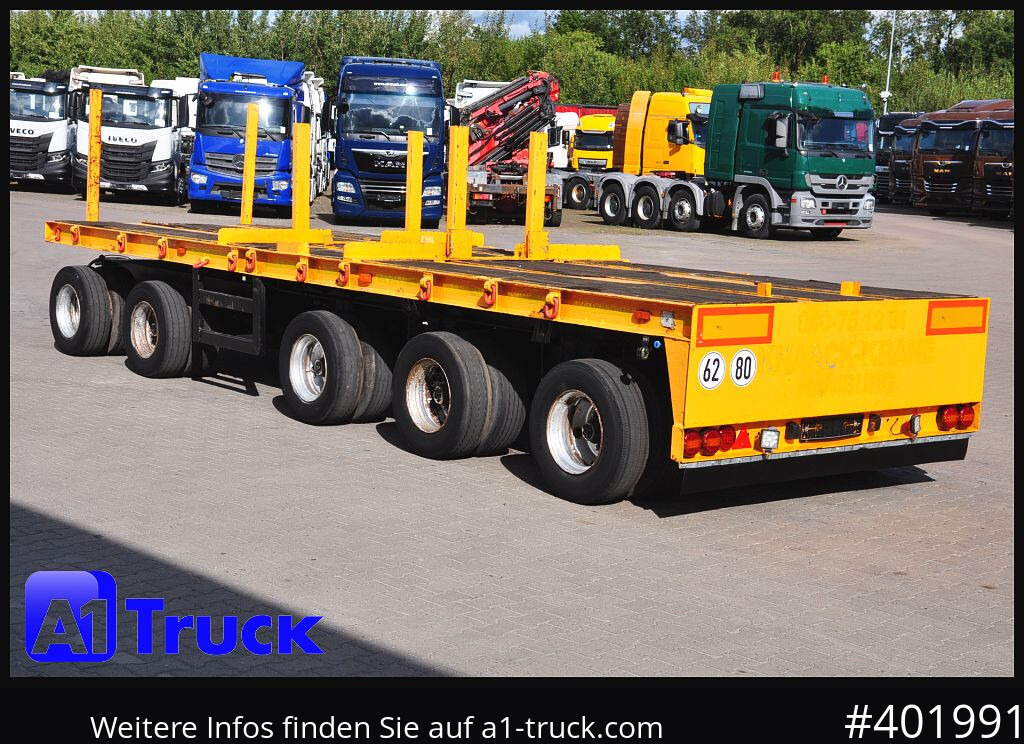 مقطورات مسطحة GOLDHOFER 5 achs Ballast, Lenkachse, 50to., Schwerlast,: صورة 9 مقطورات مسطحة GOLDHOFER 5 achs Ballast, Lenkachse, 50to., Schwerlast,: صورة 9