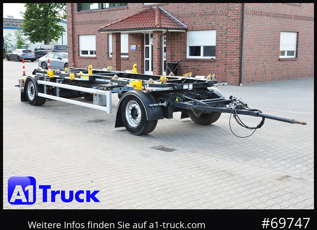 HUEFFERMANN HMA 18.76, Absetzer Luft, scheibenbremse - مقطورة هوك ليفت/ لود لوجر: صورة 1 HUEFFERMANN HMA 18.76, Absetzer Luft, scheibenbremse - مقطورة هوك ليفت/ لود لوجر: صورة 1