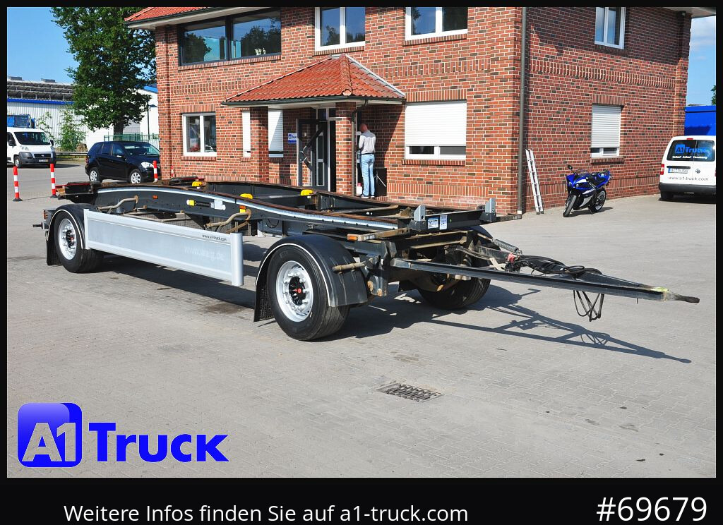 HUEFFERMANN HSA 1870 Luft, SAF, Scheibenbremse - مقطورة هوك ليفت/ لود لوجر: صورة 1 HUEFFERMANN HSA 1870 Luft, SAF, Scheibenbremse - مقطورة هوك ليفت/ لود لوجر: صورة 1