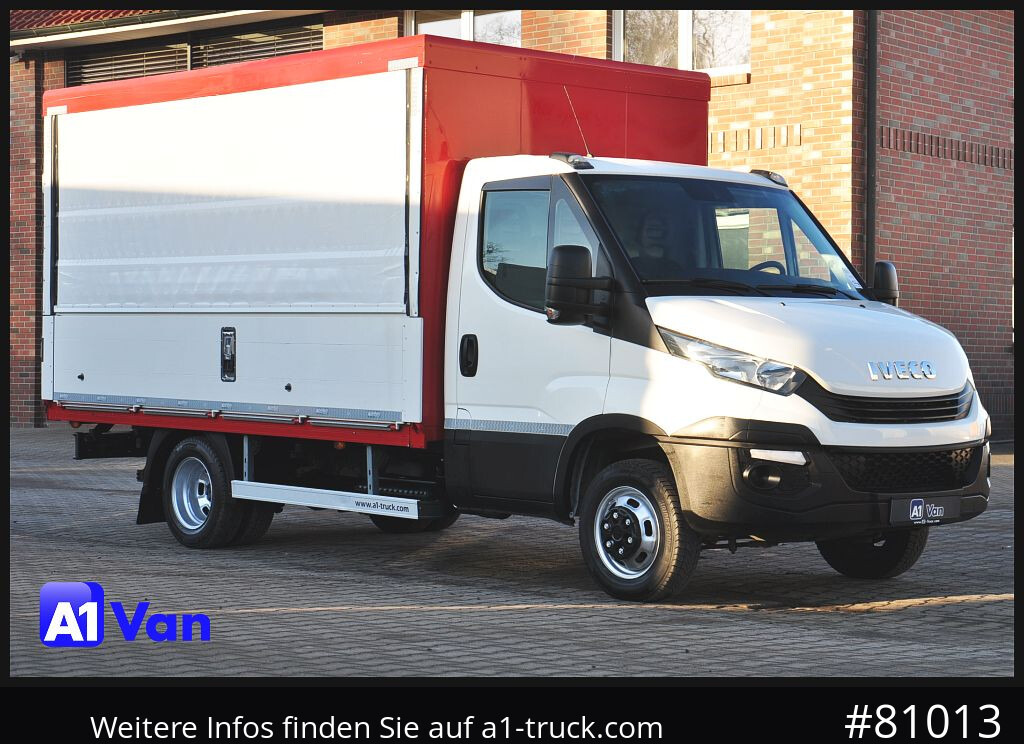 IVECO Daily 35C15 Getränke, ZV, Schwingsitz - شاحنة ستارة جانبية: صورة 1 IVECO Daily 35C15 Getränke, ZV, Schwingsitz - شاحنة ستارة جانبية: صورة 1
