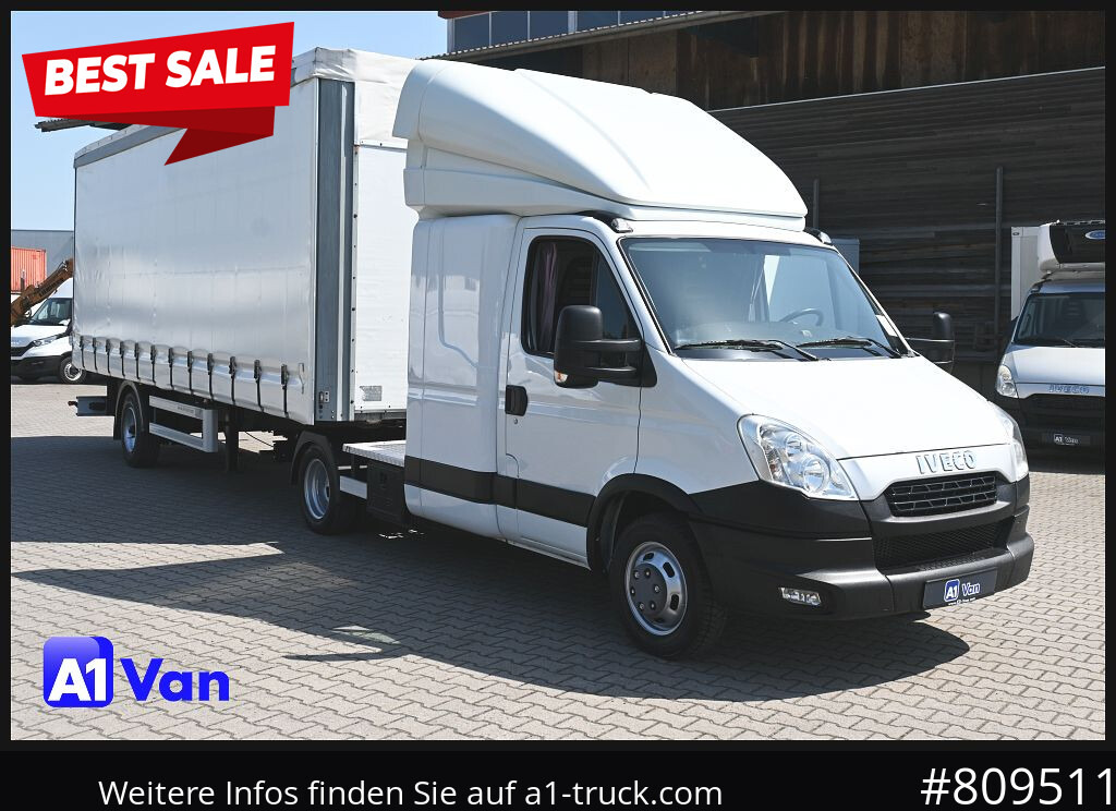 IVECO Daily 50C17 SZM, Klima, Tempomat, Schlafplatz - شاحنة ستارة جانبية: صورة 1 IVECO Daily 50C17 SZM, Klima, Tempomat, Schlafplatz - شاحنة ستارة جانبية: صورة 1