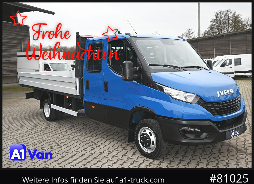 IVECO Daily 50C18 Doka Pritsche, AHK, Klima, 4,5m Ladefläche - شاحنة مفتوحة, الشاحنات الصغيرة كابينة مزدوجة: صورة 1 IVECO Daily 50C18 Doka Pritsche, AHK, Klima, 4,5m Ladefläche - شاحنة مفتوحة, الشاحنات الصغيرة كابينة مزدوجة: صورة 1