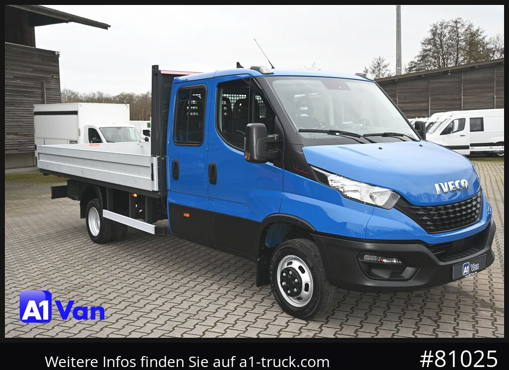 IVECO Daily 50C18 Doka Pritsche, AHK, Klima, 4,5m Ladefläche - شاحنة مفتوحة, الشاحنات الصغيرة كابينة مزدوجة: صورة 1 IVECO Daily 50C18 Doka Pritsche, AHK, Klima, 4,5m Ladefläche - شاحنة مفتوحة, الشاحنات الصغيرة كابينة مزدوجة: صورة 1