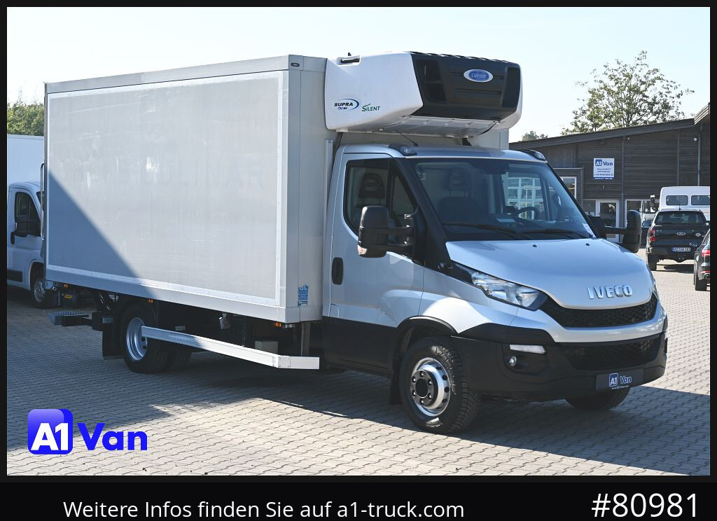 IVECO Daily 72C17 Kühlkoffer, Carrier Supra 750, RFK, Klima - شاحنة مُبرّدة للتوصيل: صورة 1 IVECO Daily 72C17 Kühlkoffer, Carrier Supra 750, RFK, Klima - شاحنة مُبرّدة للتوصيل: صورة 1