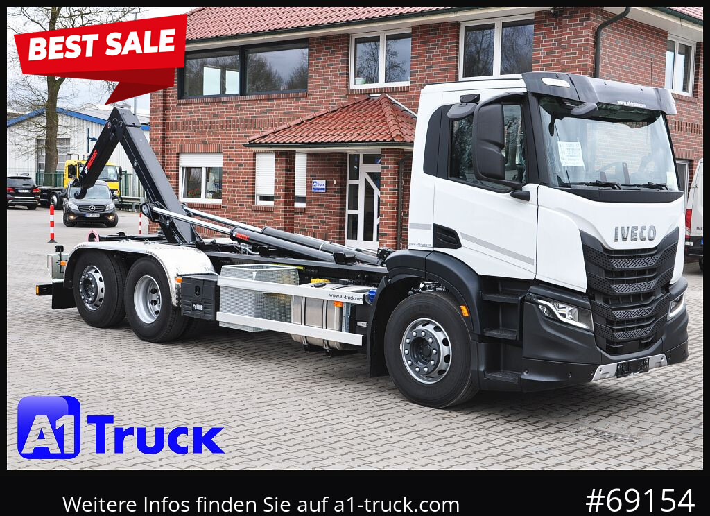 IVECO X-Way AD280X42, HIAB Multilift, Garantie - شاحنة ذات خطاف: صورة 1 IVECO X-Way AD280X42, HIAB Multilift, Garantie - شاحنة ذات خطاف: صورة 1
