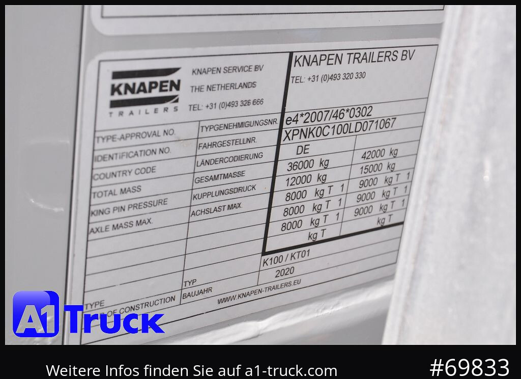 KNAPEN K100, HD Heavy Duty, 90m³, Funk - نصف مقطورة مباشرة: صورة 5 KNAPEN K100, HD Heavy Duty, 90m³, Funk - نصف مقطورة مباشرة: صورة 5