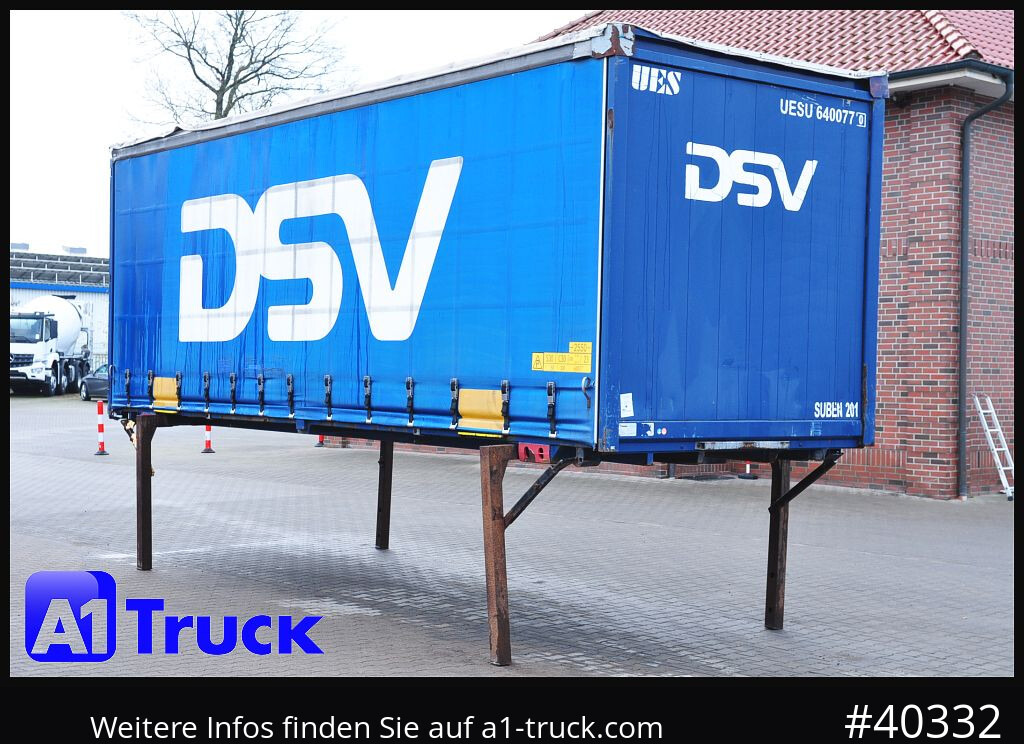 KRONE 7.45 BDF Wechselbrücke, Schiebeplane - حاوية قابلة للتبديل ستارة جانبية: صورة 1 KRONE 7.45 BDF Wechselbrücke, Schiebeplane - حاوية قابلة للتبديل ستارة جانبية: صورة 1