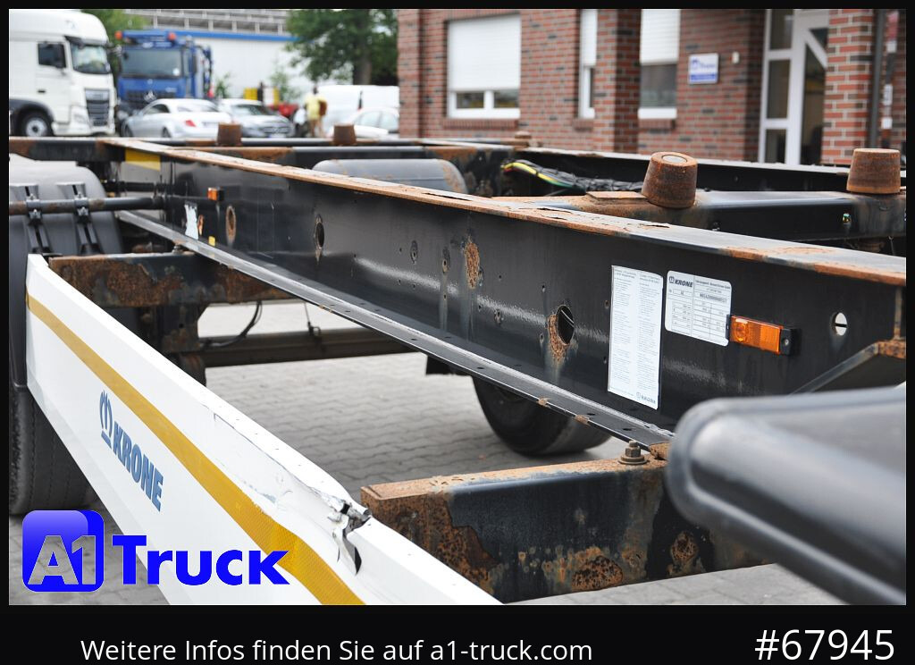KRONE AZ 18, Standard BDF, 1 Vorbesitzer, BPW - مقطورة نقل الحاويات: صورة 3 KRONE AZ 18, Standard BDF, 1 Vorbesitzer, BPW - مقطورة نقل الحاويات: صورة 3