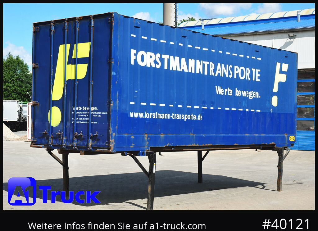 حاوية شحن KRONE BDF 7,82 Container, 2700mm Innenhöhe, Portaltür: صورة 9