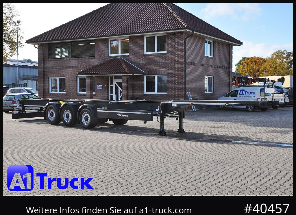 KRONE Container Chassi lang, 2 x 7,45 Wechselbrücken, wenig genutzt.. - نصف مقطورة لنقل الحاويات: صورة 1 KRONE Container Chassi lang, 2 x 7,45 Wechselbrücken, wenig genutzt.. - نصف مقطورة لنقل الحاويات: صورة 1