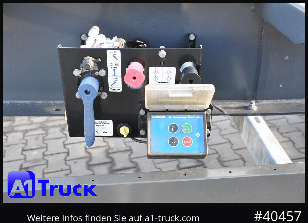 KRONE Container Chassi lang, 2 x 7,45 Wechselbrücken, wenig genutzt.. - نصف مقطورة لنقل الحاويات: صورة 2 KRONE Container Chassi lang, 2 x 7,45 Wechselbrücken, wenig genutzt.. - نصف مقطورة لنقل الحاويات: صورة 2