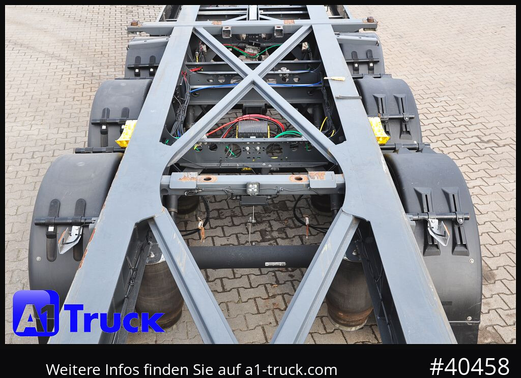 KRONE Container Chassi lang, 2 x 7,45 Wechselbrücken, wenig genutzt.. - نصف مقطورة لنقل الحاويات: صورة 4 KRONE Container Chassi lang, 2 x 7,45 Wechselbrücken, wenig genutzt.. - نصف مقطورة لنقل الحاويات: صورة 4