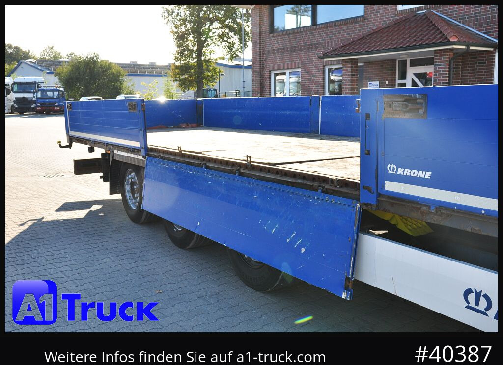 KRONE Mega, Pritsche, 1 Vorbesitzer, TÜV 01-2026, Staplerhalterung - نصف مقطورة مسطحة: صورة 2 KRONE Mega, Pritsche, 1 Vorbesitzer, TÜV 01-2026, Staplerhalterung - نصف مقطورة مسطحة: صورة 2