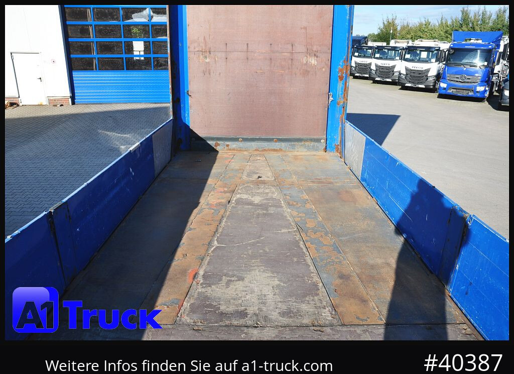 KRONE Mega, Pritsche, 1 Vorbesitzer, TÜV 01-2026, Staplerhalterung - نصف مقطورة مسطحة: صورة 4 KRONE Mega, Pritsche, 1 Vorbesitzer, TÜV 01-2026, Staplerhalterung - نصف مقطورة مسطحة: صورة 4