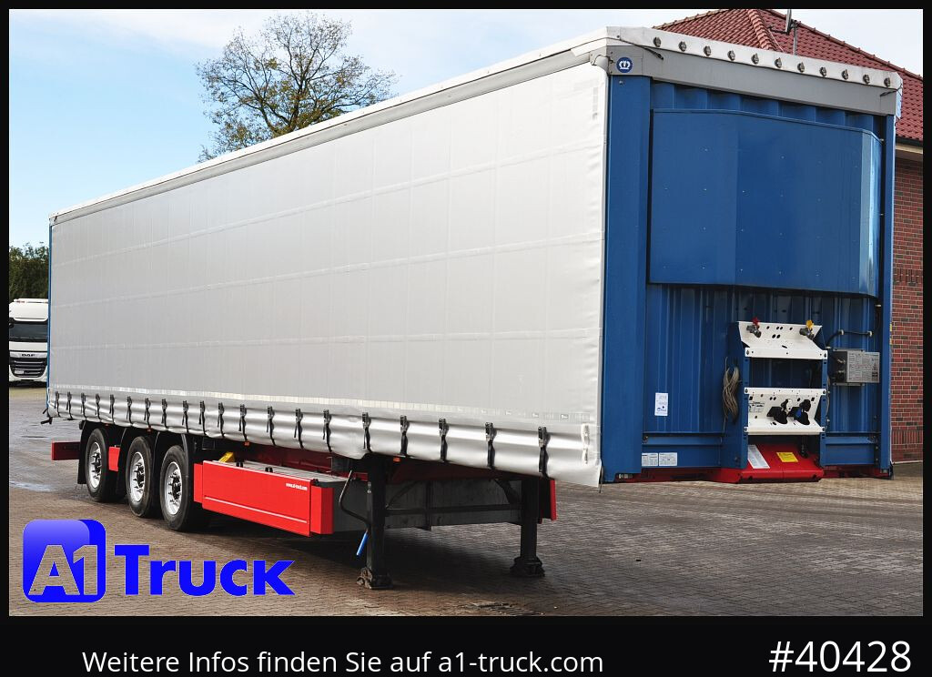 KRONE SD 27, Papier, Staplerhalterung, Bordwand, Lenkachse - نصف مقطورة ستارة: صورة 1 KRONE SD 27, Papier, Staplerhalterung, Bordwand, Lenkachse - نصف مقطورة ستارة: صورة 1