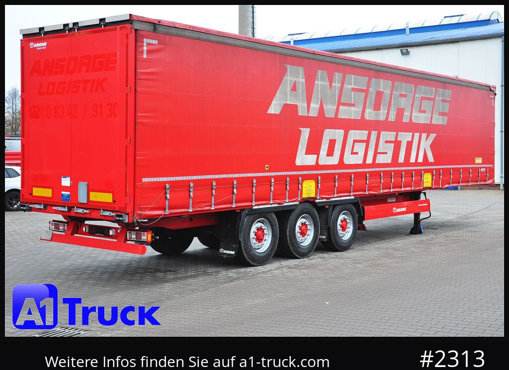 نصف مقطورة ستارة KRONE SD Tautliner, Joloda, Paper, guter Zustand, 1 Vorbesitzer: صورة 11