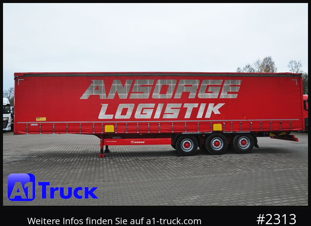 نصف مقطورة ستارة KRONE SD Tautliner, Joloda, Paper, guter Zustand, 1 Vorbesitzer: صورة 14