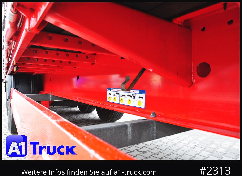 نصف مقطورة ستارة KRONE SD Tautliner, Joloda, Paper, guter Zustand, 1 Vorbesitzer: صورة 15