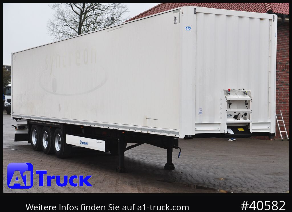 KRONE SDK 27, Koffer, 1 Vorbesitzer, Plywood, - نصف مقطورة صندوق مغلق: صورة 1 KRONE SDK 27, Koffer, 1 Vorbesitzer, Plywood, - نصف مقطورة صندوق مغلق: صورة 1