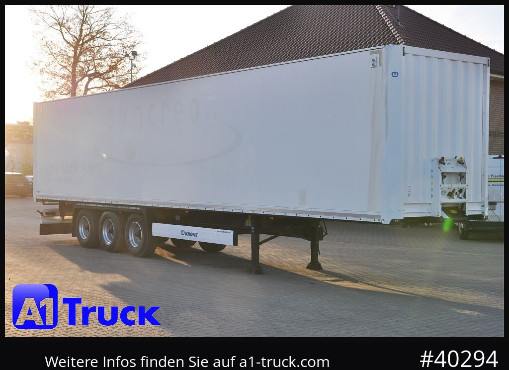 KRONE SDK 27, Koffer, 1 Vorbesitzer, Plywood, - نصف مقطورة صندوق مغلق: صورة 1 KRONE SDK 27, Koffer, 1 Vorbesitzer, Plywood, - نصف مقطورة صندوق مغلق: صورة 1