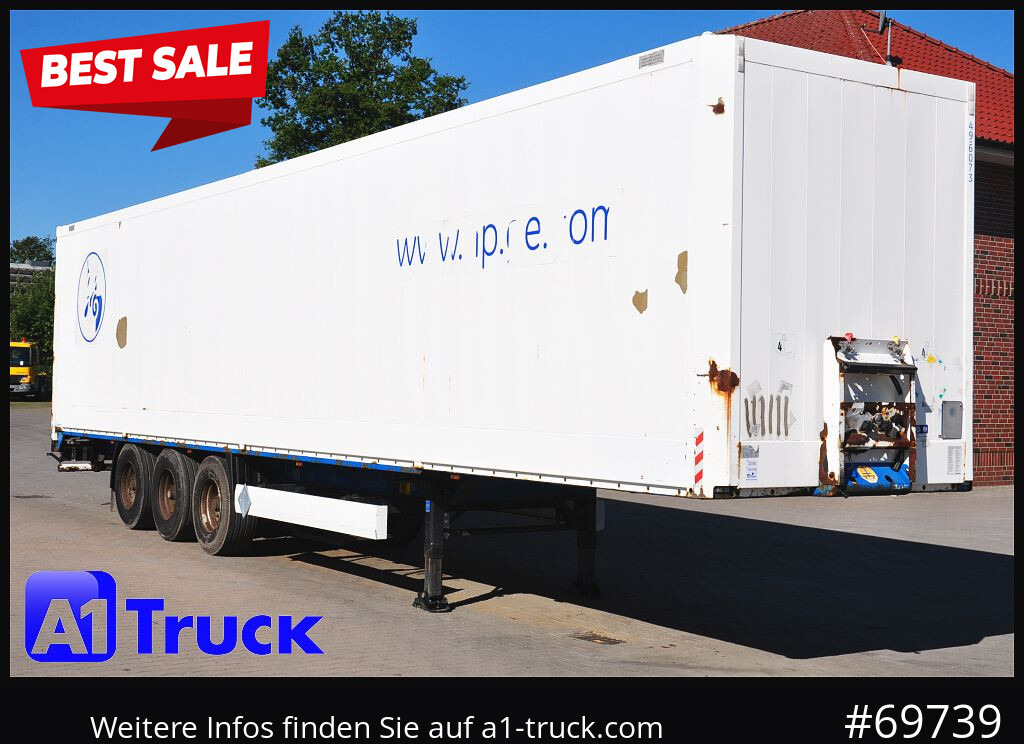 KRONE SDK 27, Koffer, Textil, 1 Vorbesitzer - نصف مقطورة صندوق مغلق: صورة 1 KRONE SDK 27, Koffer, Textil, 1 Vorbesitzer - نصف مقطورة صندوق مغلق: صورة 1