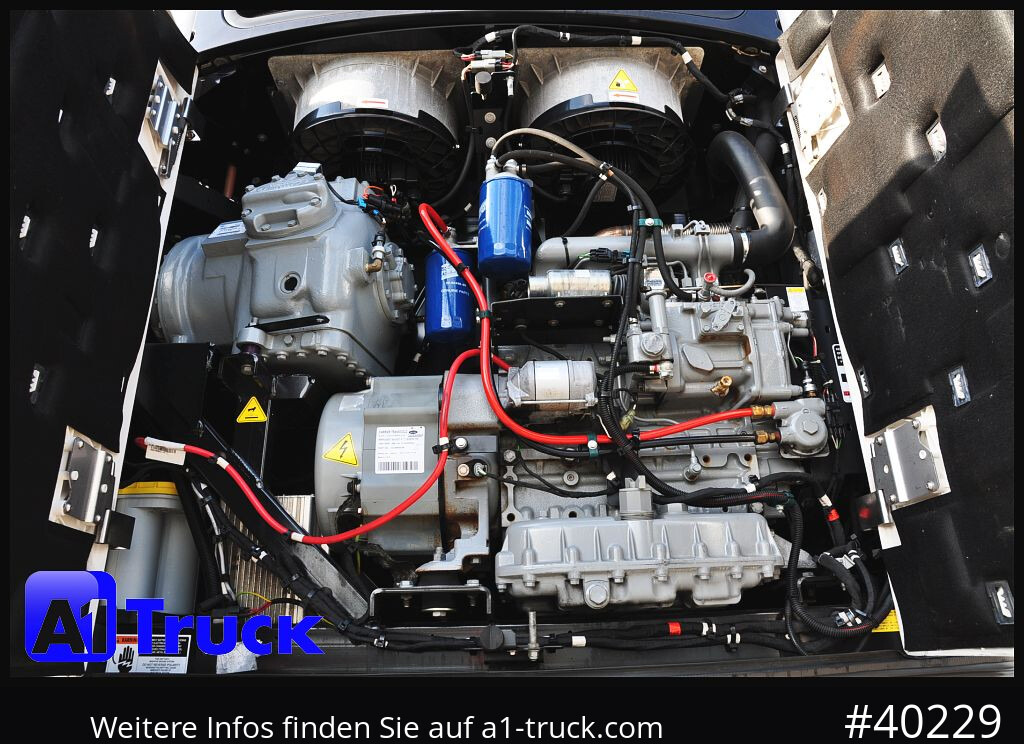 نصف مقطورة مُبرِّدة KRONE SDR 27 Carrier 1950. LBW, Taillift,Blumen, 3077Std.: صورة 7