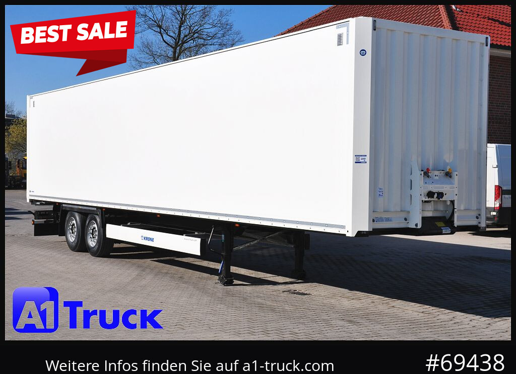 KRONE SZ 2 achs Koffer, Code XL, VDI 2700, SOFORT - نصف مقطورة صندوق مغلق: صورة 1 KRONE SZ 2 achs Koffer, Code XL, VDI 2700, SOFORT - نصف مقطورة صندوق مغلق: صورة 1