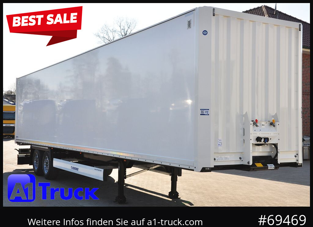 KRONE SZ 2 achs Koffer, Code XL, VDI 2700, SOFORT - نصف مقطورة صندوق مغلق: صورة 1 KRONE SZ 2 achs Koffer, Code XL, VDI 2700, SOFORT - نصف مقطورة صندوق مغلق: صورة 1