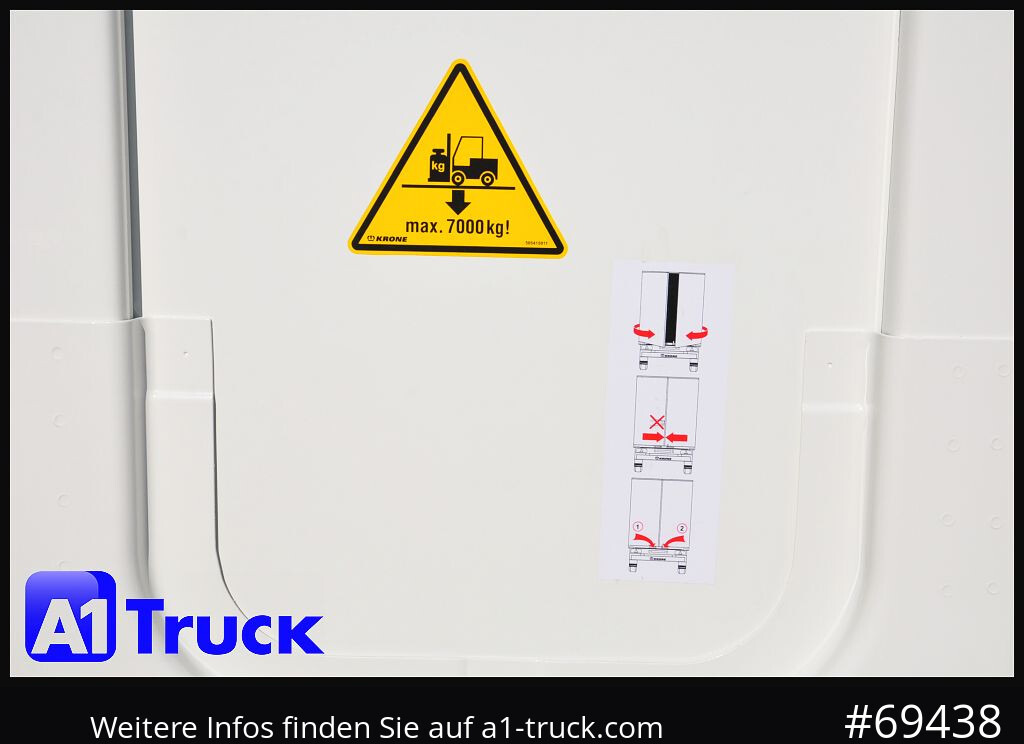 KRONE SZ 2 achs Koffer, Code XL, VDI 2700, SOFORT - نصف مقطورة صندوق مغلق: صورة 5 KRONE SZ 2 achs Koffer, Code XL, VDI 2700, SOFORT - نصف مقطورة صندوق مغلق: صورة 5