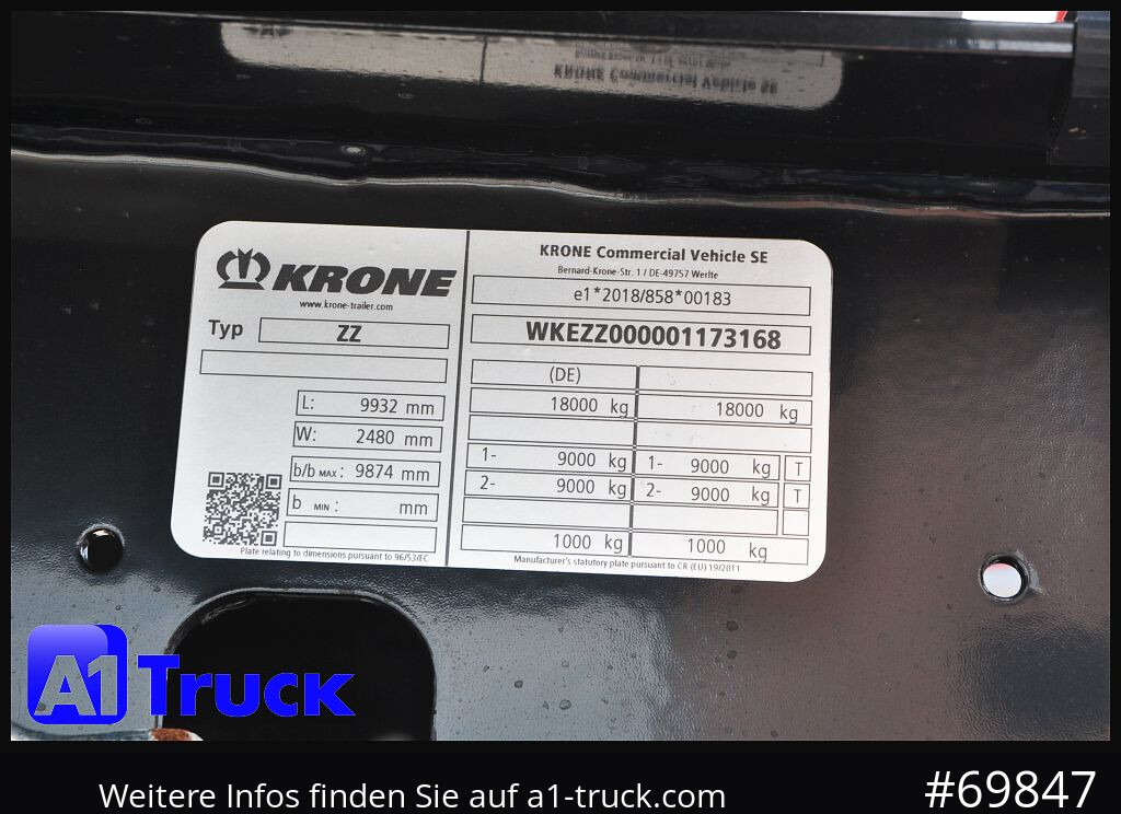 KRONE Tandem, MIDI, für 1120mm + 1320mm, SOFORT, NEU - شاحنة: صورة 2 KRONE Tandem, MIDI, für 1120mm + 1320mm, SOFORT, NEU - شاحنة: صورة 2