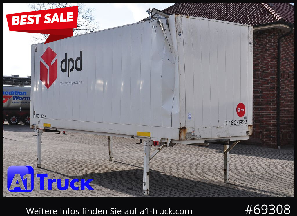KRONE WB BDF 7,45 Koffer, 2770mm innen, beschädigt - حاوية قابلة للتبديل- صندوق: صورة 1 KRONE WB BDF 7,45 Koffer, 2770mm innen, beschädigt - حاوية قابلة للتبديل- صندوق: صورة 1