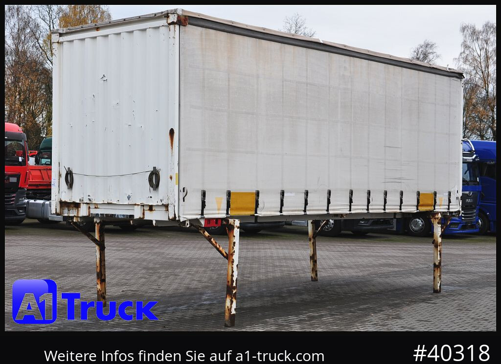 حاوية قابلة للتبديل ستارة جانبية KRONE Wechselbrücke 7,45 Multilock, neutral: صورة 13 حاوية قابلة للتبديل ستارة جانبية KRONE Wechselbrücke 7,45 Multilock, neutral: صورة 13