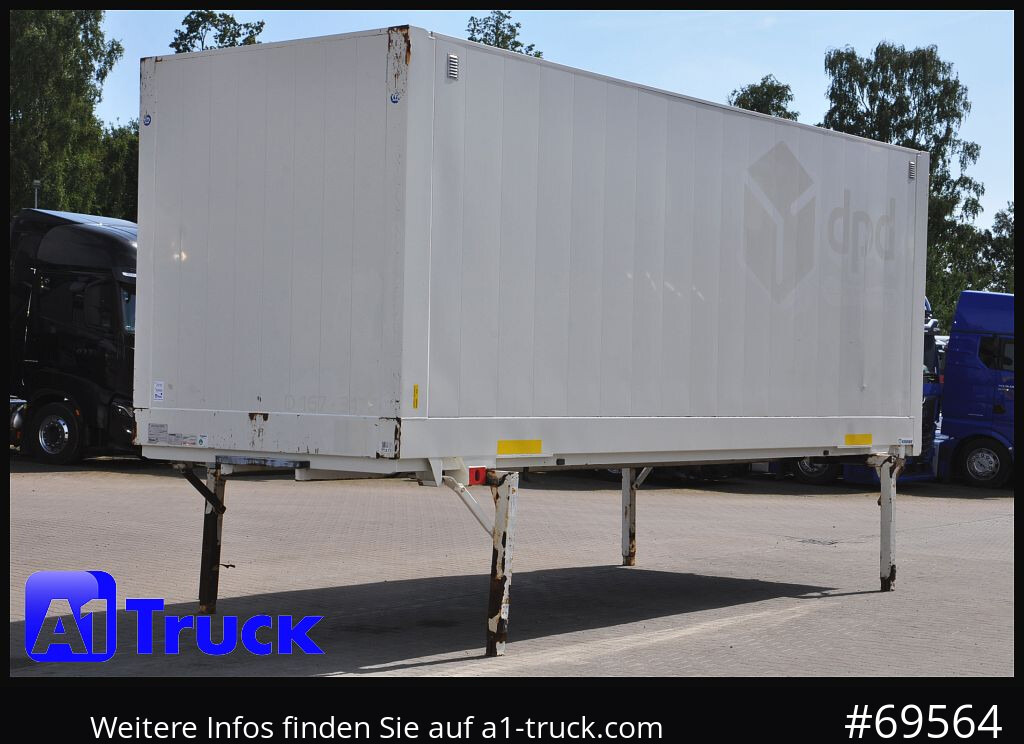 حاوية قابلة للتبديل- صندوق KRONE Wechselbrücke BDF 7,45 Koffer,  Textil 2750mm innen, 20 x vorhanden: صورة 14