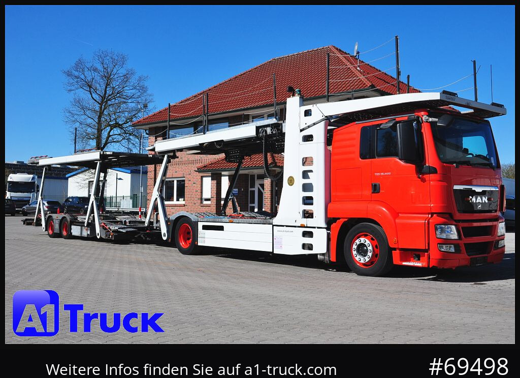 MAN 18.400 TGX, Autotransporter Kässbohrer, - شاحنة نقل سيارات شاحنة: صورة 1 MAN 18.400 TGX, Autotransporter Kässbohrer, - شاحنة نقل سيارات شاحنة: صورة 1