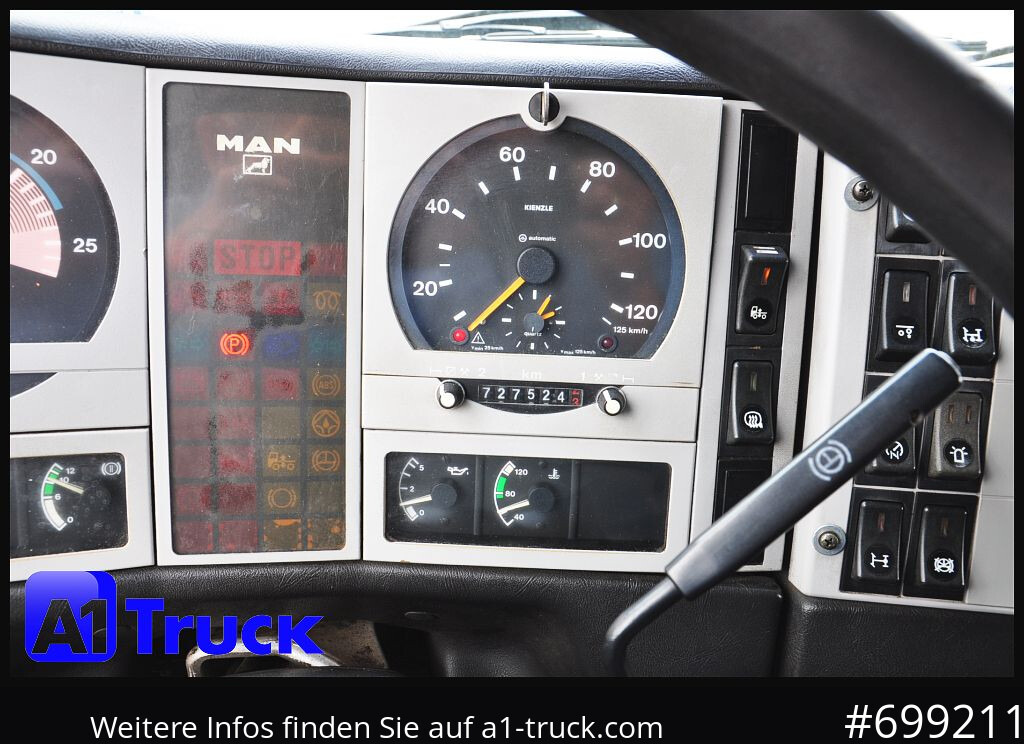 شاحنات مسطحة, شاحنة كرين MAN MAN F 2000 26.464 Intarder Kran PK 15.500 Funk,: صورة 6