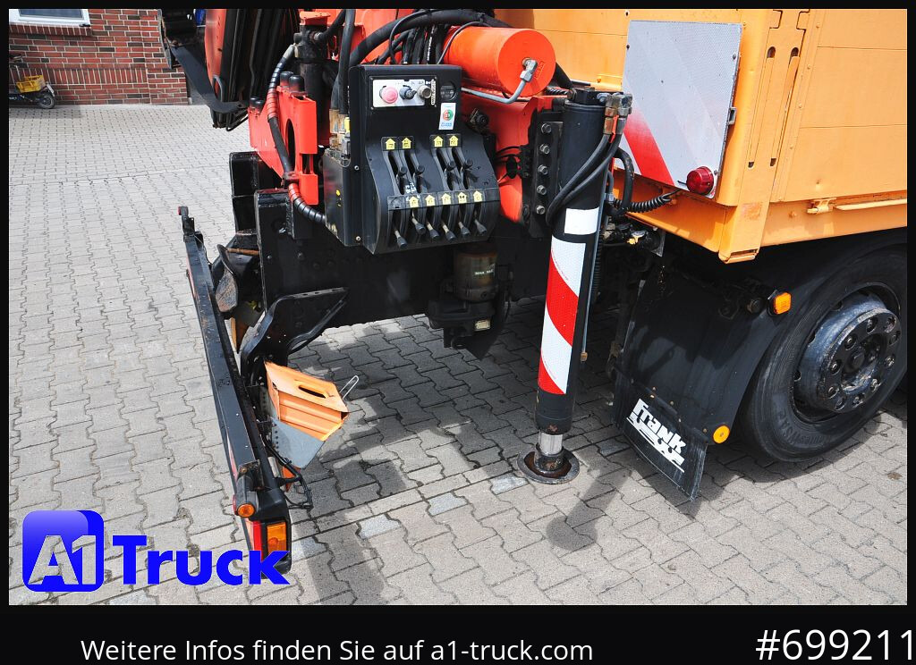 شاحنات مسطحة, شاحنة كرين MAN MAN F 2000 26.464 Intarder Kran PK 15.500 Funk,: صورة 14