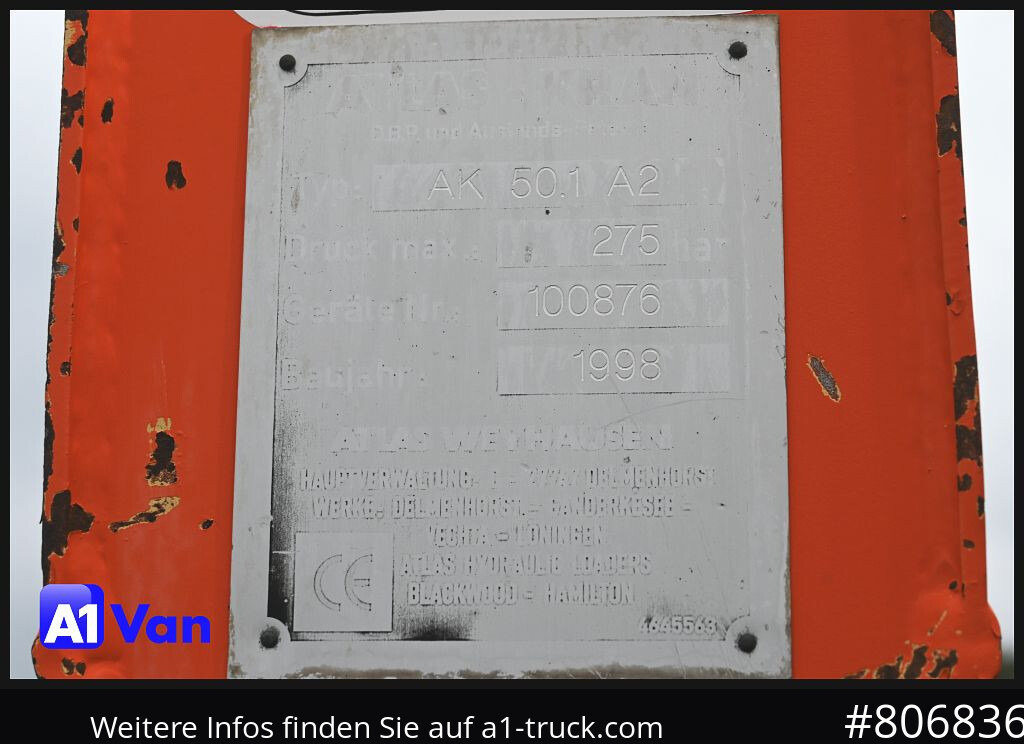 MAN TGL 8.180 Kipper Kran, Meiller, Atlas, AHK - شاحنة قلاب: صورة 4 MAN TGL 8.180 Kipper Kran, Meiller, Atlas, AHK - شاحنة قلاب: صورة 4