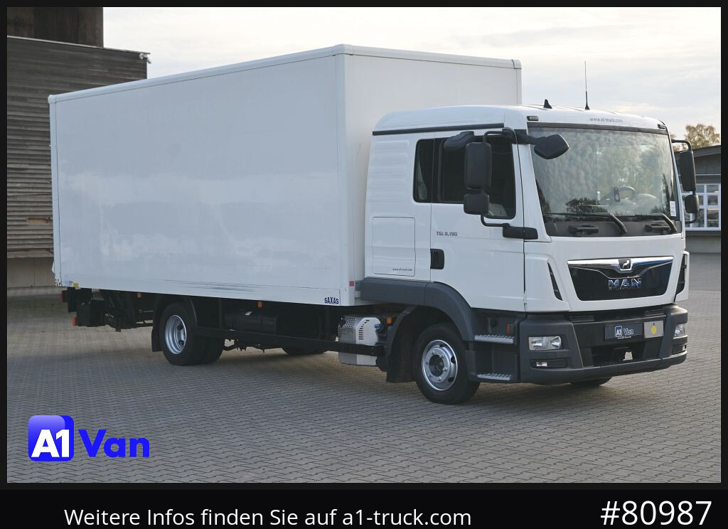 MAN TGL 8.190 4x2 L-Haus Schlafkabine - شاحنة مغلقة الصندوق: صورة 1 MAN TGL 8.190 4x2 L-Haus Schlafkabine - شاحنة مغلقة الصندوق: صورة 1