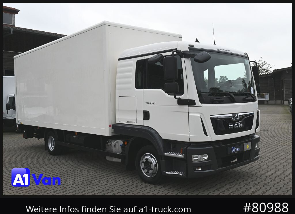 MAN TGL 8.190 4x2 L-Haus Schlafkabine - شاحنة مغلقة الصندوق: صورة 1 MAN TGL 8.190 4x2 L-Haus Schlafkabine - شاحنة مغلقة الصندوق: صورة 1