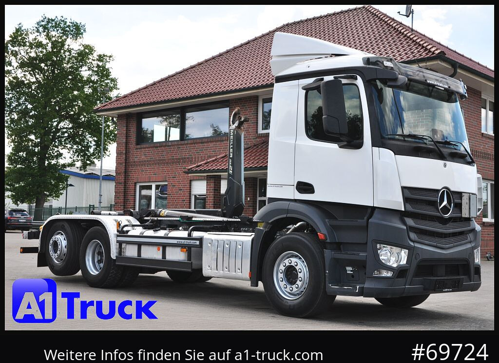 MERCEDES-BENZ Antos 2642, Meiller, Lift-Lenkachse, - شاحنة ذات خطاف: صورة 1 MERCEDES-BENZ Antos 2642, Meiller, Lift-Lenkachse, - شاحنة ذات خطاف: صورة 1