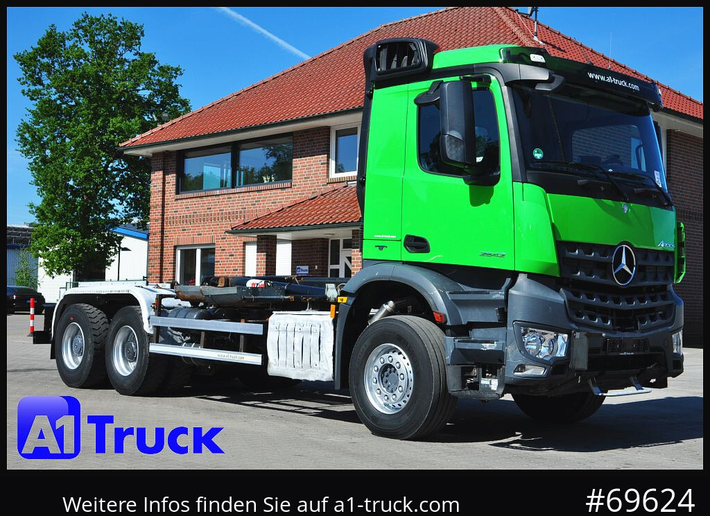 MERCEDES-BENZ Arocs 2542, Abrollkipper, 6x4, HYVA, - شاحنة ذات خطاف: صورة 1 MERCEDES-BENZ Arocs 2542, Abrollkipper, 6x4, HYVA, - شاحنة ذات خطاف: صورة 1