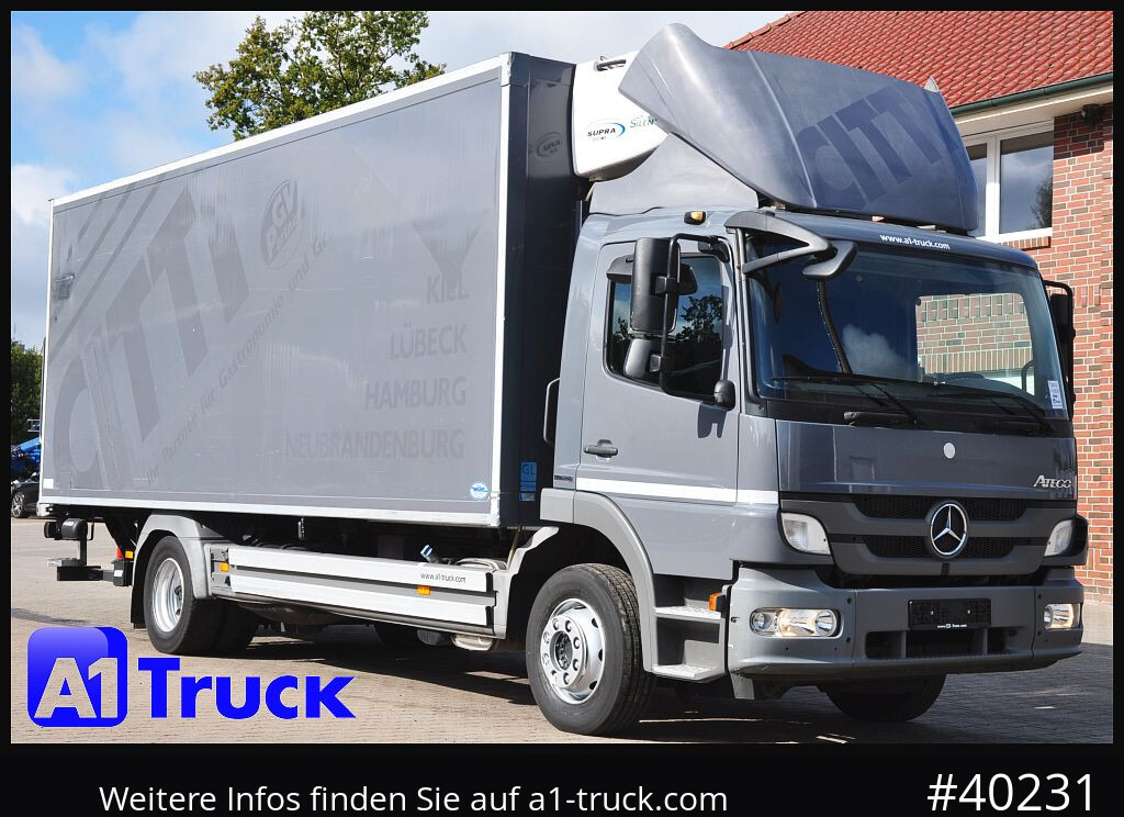 MERCEDES-BENZ Atego 1222, Kühlkoffer, Carrier Supra 850 Mt, LBW - شاحنة الفريزر: صورة 1 MERCEDES-BENZ Atego 1222, Kühlkoffer, Carrier Supra 850 Mt, LBW - شاحنة الفريزر: صورة 1