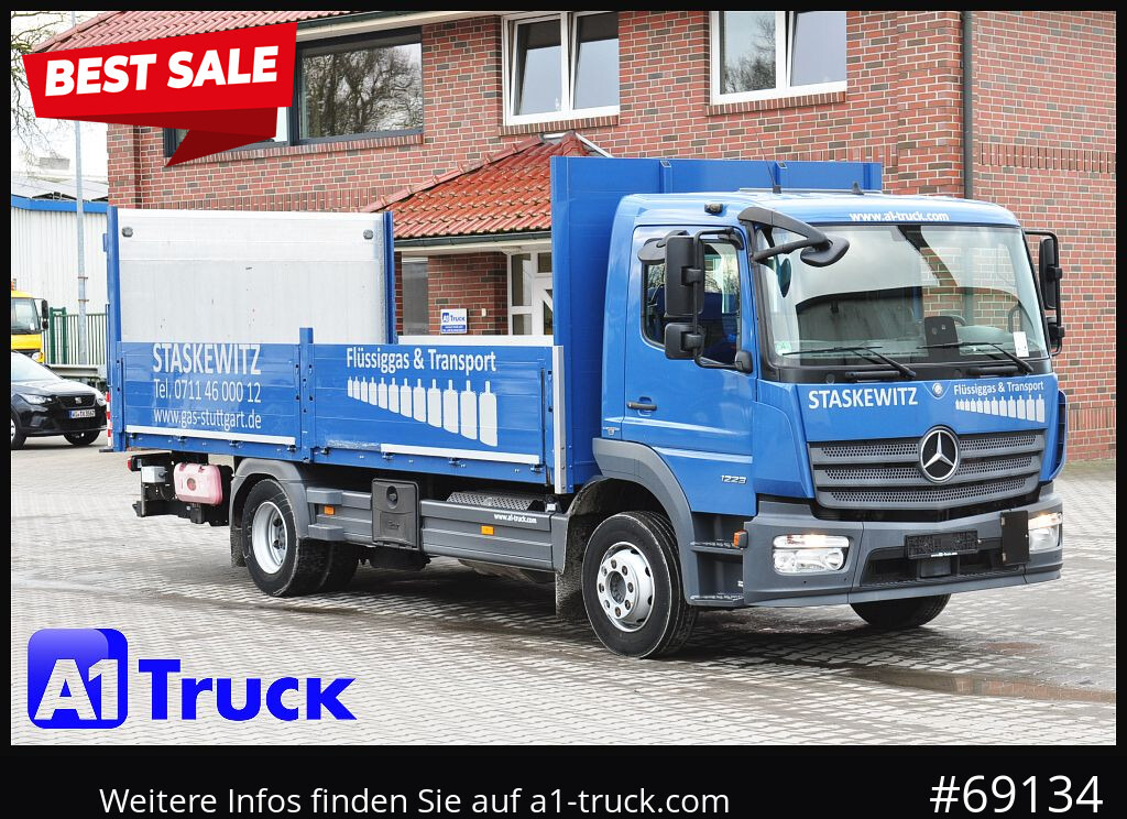 MERCEDES-BENZ Atego 1223 BL,LBW 1.5t. E6, Airbag, - شاحنات مسطحة: صورة 1 MERCEDES-BENZ Atego 1223 BL,LBW 1.5t. E6, Airbag, - شاحنات مسطحة: صورة 1