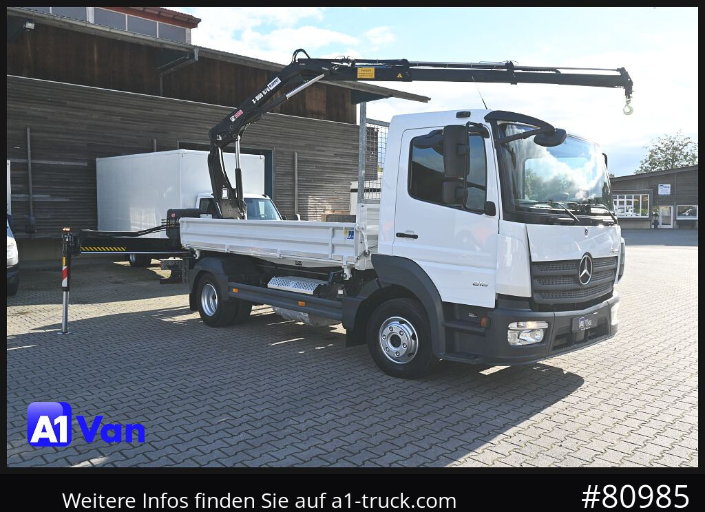 MERCEDES-BENZ Atego 816 Kipper Kran, Hiab, AHK, Klima - قلاب صغير: صورة 1 MERCEDES-BENZ Atego 816 Kipper Kran, Hiab, AHK, Klima - قلاب صغير: صورة 1