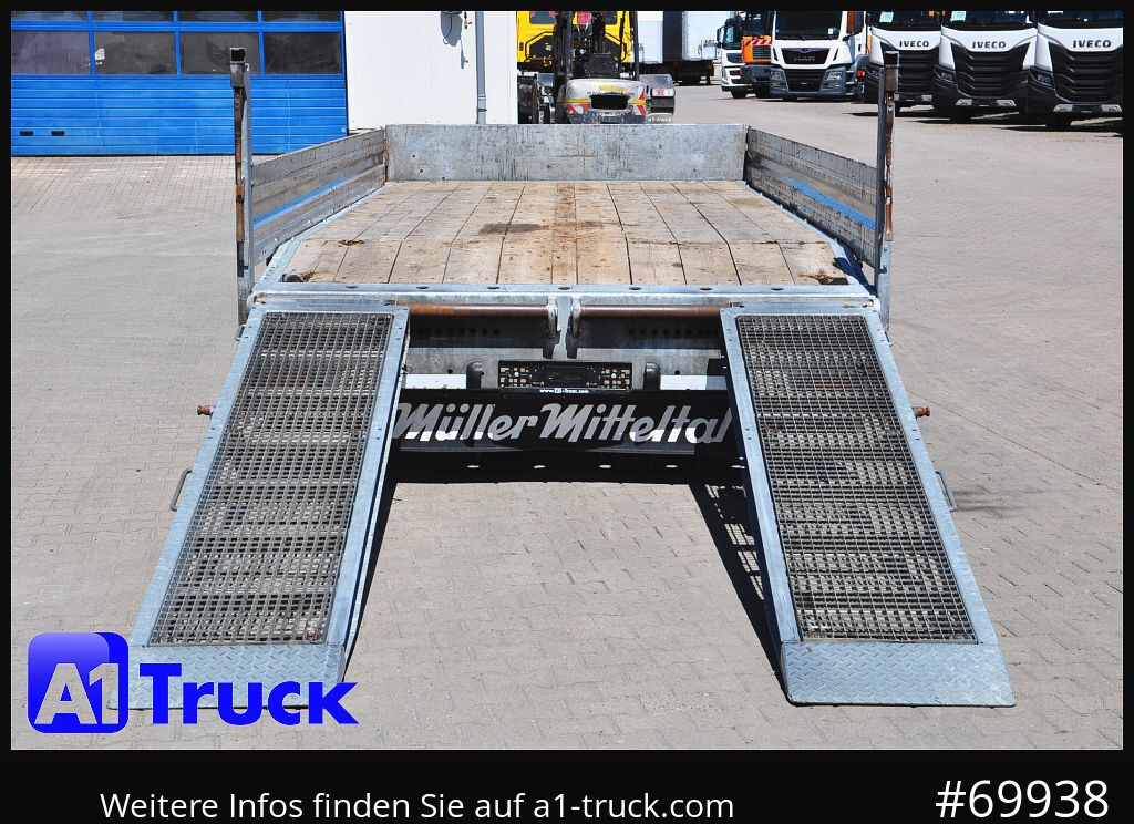 MUELLER-MITTELTAL Tandem Tieflader 11,9t. Rampen, L6,2m, - مقطورة مسطحة منخفضة: صورة 2 MUELLER-MITTELTAL Tandem Tieflader 11,9t. Rampen, L6,2m, - مقطورة مسطحة منخفضة: صورة 2