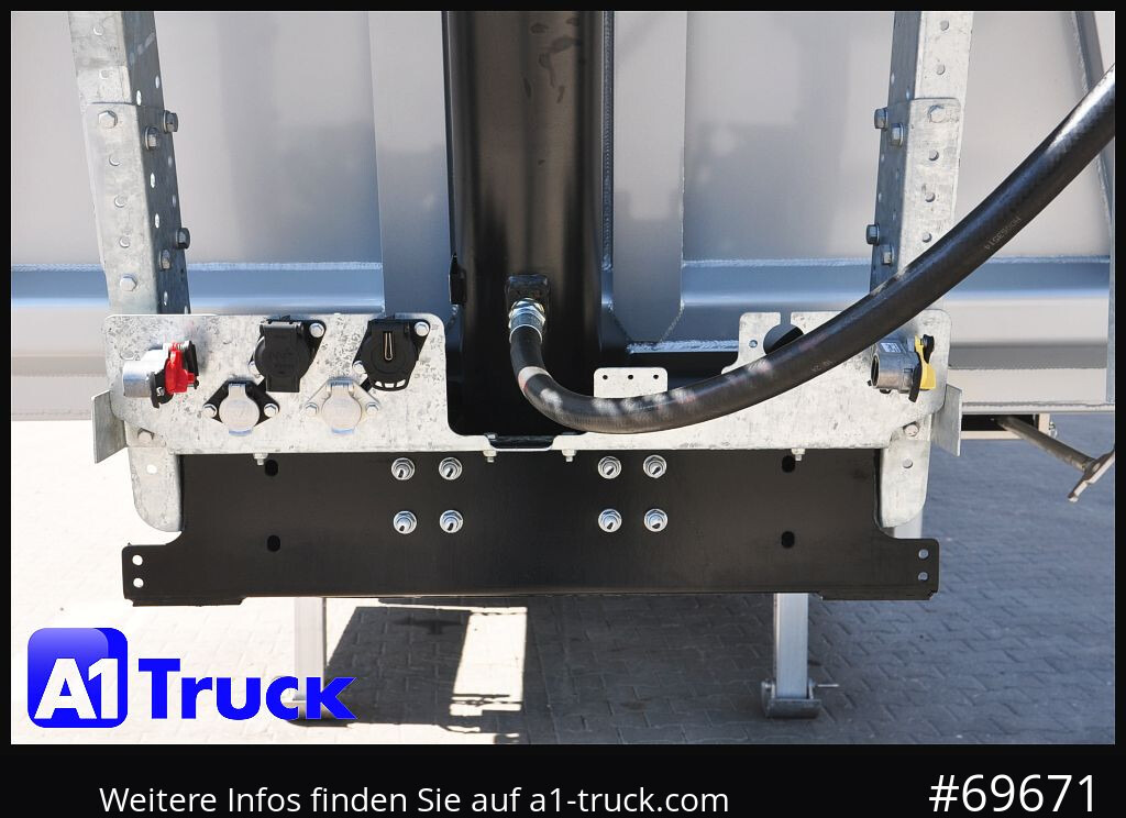 REISCH RHKS, Alu-Kippmulde 52m³, Kombitüren, Alufelgen, Liftachse, - قلابة نصف مقطورة نصف مقطورة قلابة: صورة 4 REISCH RHKS, Alu-Kippmulde 52m³, Kombitüren, Alufelgen, Liftachse, - قلابة نصف مقطورة نصف مقطورة قلابة: صورة 4